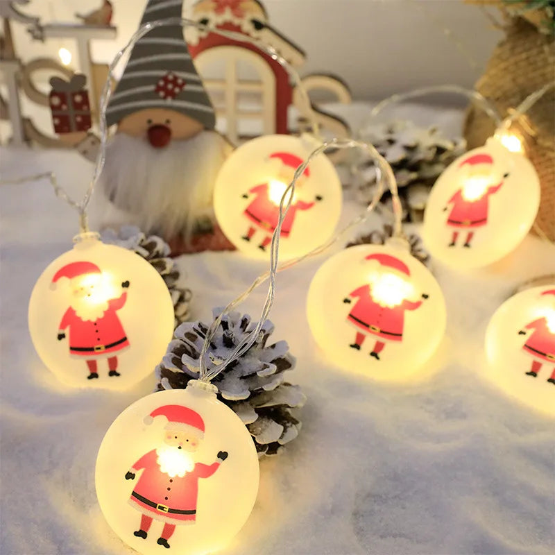 Santa String Lights